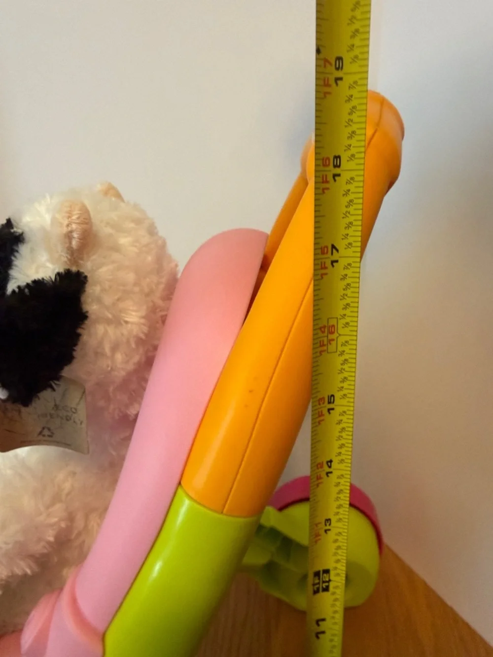 Fisher-Price Pink, Green & Yellow Interactive Activity Walker